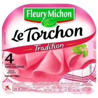 Spar Fleury Michon Le torchon - Jambon - Cuit au bouillon - 4 tranches 150g