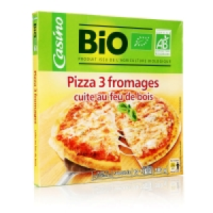 Pizza - 3 fromages - Cuite au feu de bois - Biologique 380g 4.94 €