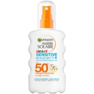 Auchan Garnier GARNIER AMBRE SOLAIRE ENFANTS SENSITIVE EXPERT + SPRAY PROTECTEUR FPS 