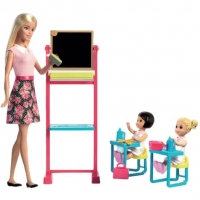 Auchan Barbie BARBIE Barbie maîtresse décole et sa classe