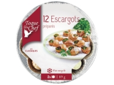 12 escargots préparés 2.19 €