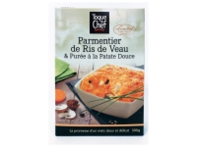 Parmentier de ris de veau et purée à la patate douce 3.99 €