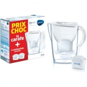 BRITA Carafe filtrante MARELLA Blanche + 2 cartouches MAXTRA+ 24.90 €