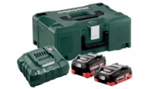 Brico  Pack Batterie LiHD 18V 4,0Ah, 5,0Ah + chargeur ASC 55 Metabo