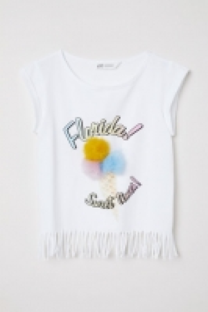 Top en jersey avec franges 4.99 €