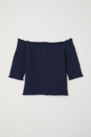  Top épaules nues smocké 4.99 €