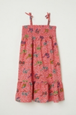 HM   Robe en coton avec smocks