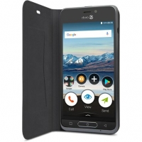 Auchan Doro DORO Smartphone - 8035 + Flip Cover - 16 Go - 5 pouces - Noir - 4G