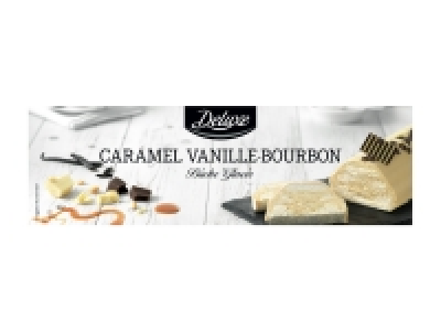 Bûche glacée vanille Bourbon et caramel 3.99 €