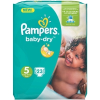 Spar Pampers Baby dry - Couches - Taille T5 x23