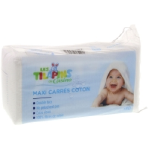 Les Tilapins Maxi carre coton x80