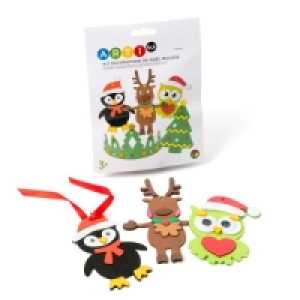 Kit 5 décorations de Noël mousse 3.49 €