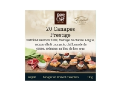 20 canapés prestige 5.49 €