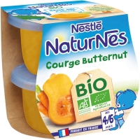 Spar Nestle Naturnes - Purée pour bébé - Courge butternut - Bol - De 4 à 6 mois - 