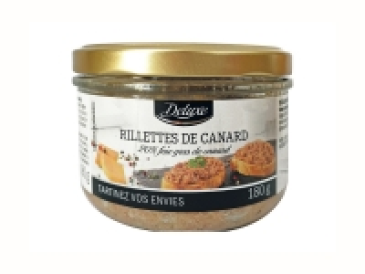 Rillettes de canard au foie gras 2.99&nbsp;&euro;