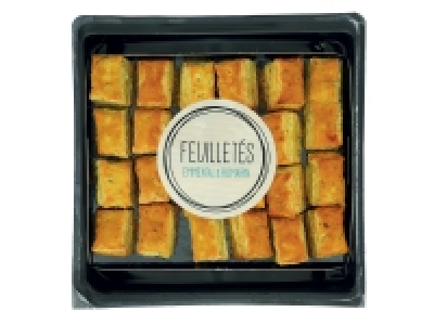 24 feuilletés emmental-romarin 3.99 €