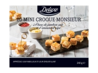20 mini croque-monsieur 3.29 €