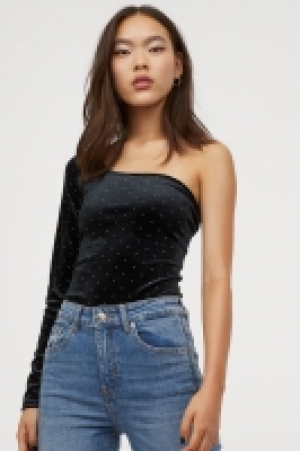  Top asymétrique en velours 12.99 €