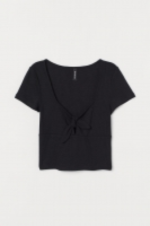  Top côtelé avec détail noué 5.99 €