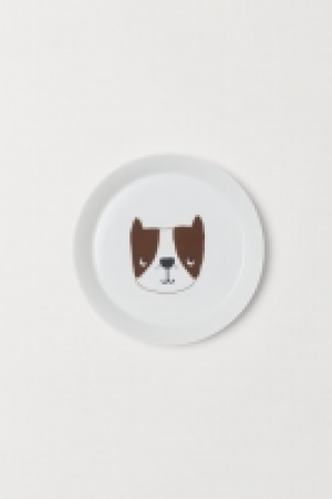 HM   Assiette à motif animal