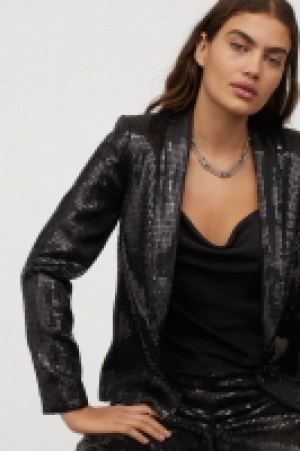 HM   Blazer à paillettes