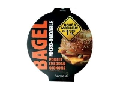 Bagel poulet cheddar oignons 2.19 €