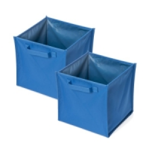 CrÉation Oxybul 2 bacs de rangement opaque bleu
