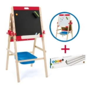 Lot Tableau 2 supports pliables et réglables en hauteur et 3 rouleaux  64.99 €