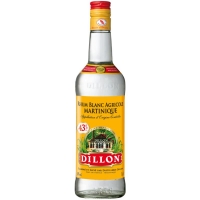 Spar Dillon Rhum blanc agricole de Martinique - Alcool 43 % vol. 70cl