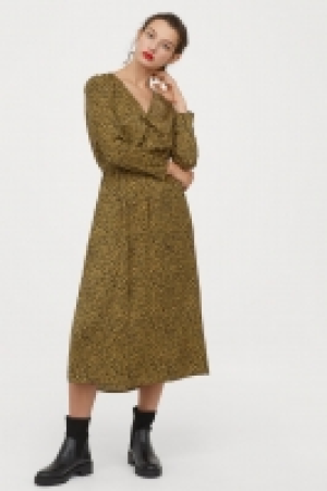 HM   Robe en satin à motif