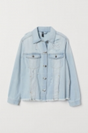 HM   Veste en jean Trashed