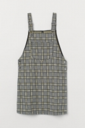 HM   Robe salopette à carreaux