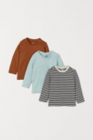 HM   T-shirts côtelés, lot de 3