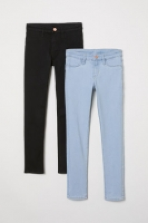 HM   Skinny Fit Jeans, lot de 2