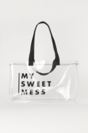 HM   Sac à linge transparent