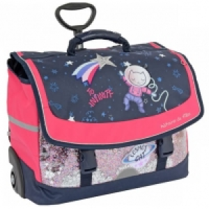 HISTOIRES DE FILLES Cartable à roulettes avec leds 41cm fille Premium  41.99 €