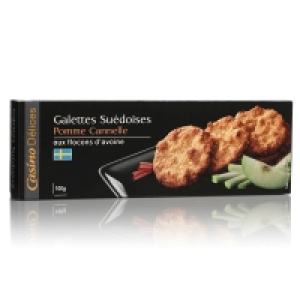 Galettes Suédoises - Pomme - Cannelle - Flocons davoine 100g 2.97 €