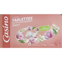 Spar Casino Lessive tablettes - Fleurs printanières - 2en1 - Avec adoucissant - 16