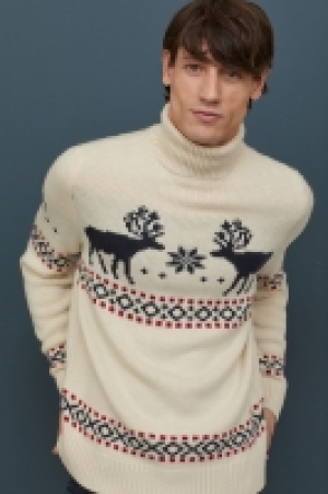  Pull col roulé jacquard 8.99 €