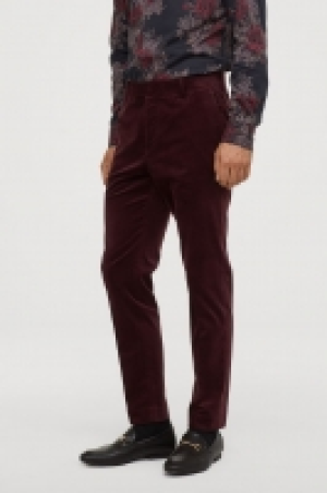 HM   Pantalon en velours Skinny Fit