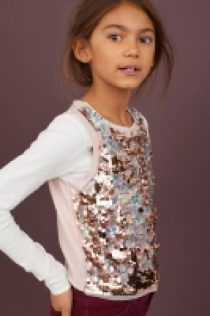  Top à paillettes 6.99 €