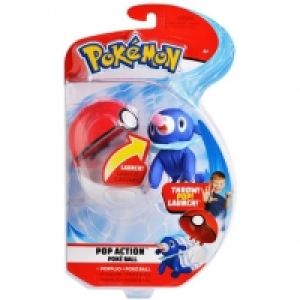 Auchan Bandai BANDAI Lanceur pokeball et sa peluche 6cm Pokémon