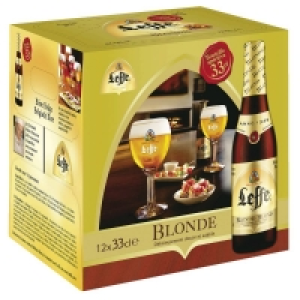 Spar Leffe Blonde - Pack bière - Douce et subtile - Alc. 6% vol. 12x33cl