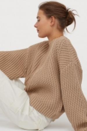 HM   Pull en maille texturée