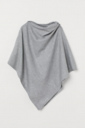 HM   Poncho en maille fine