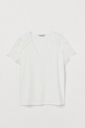 HM   Top avec manches en dentelle