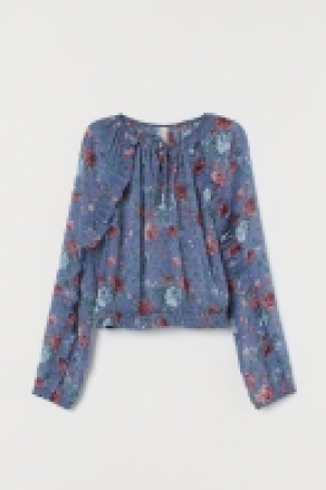 HM   Blouse vaporeuse à volants