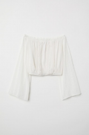  Blouse épaules nues courte 11.99 €
