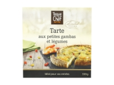 Tarte aux petites gambas et légumes 2.99 €