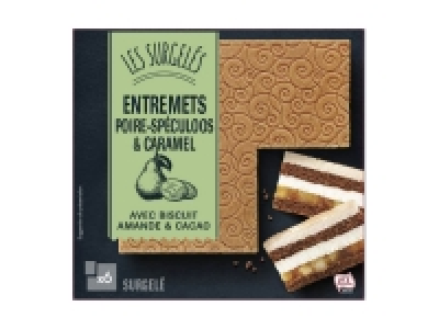 Entremets poire-spéculoos < caramel 4.99 €